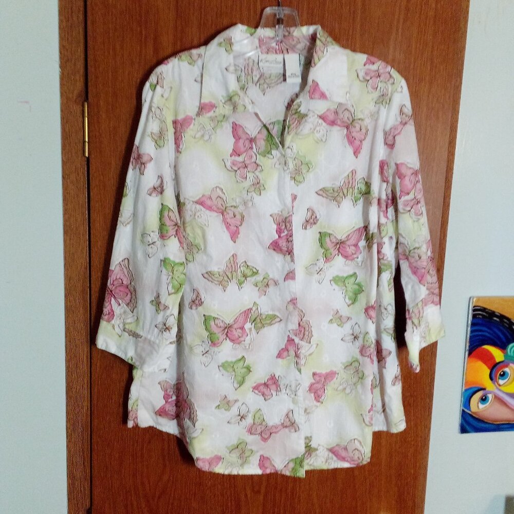 Kim Rogers Woman Long Sleeve Blouse